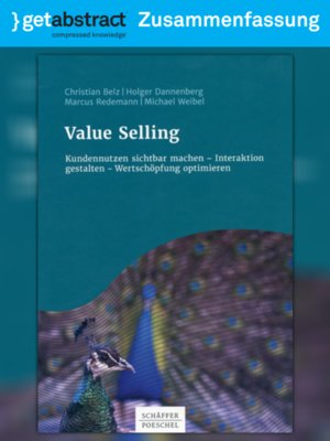 cover image of Value Selling (Zusammenfassung)